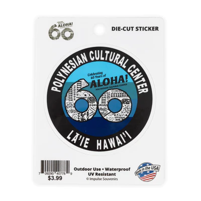 PCC 60th Blue Sticker